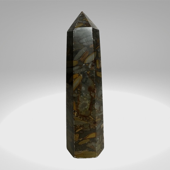 Other - Natural Bamboo Jasper crystal tower